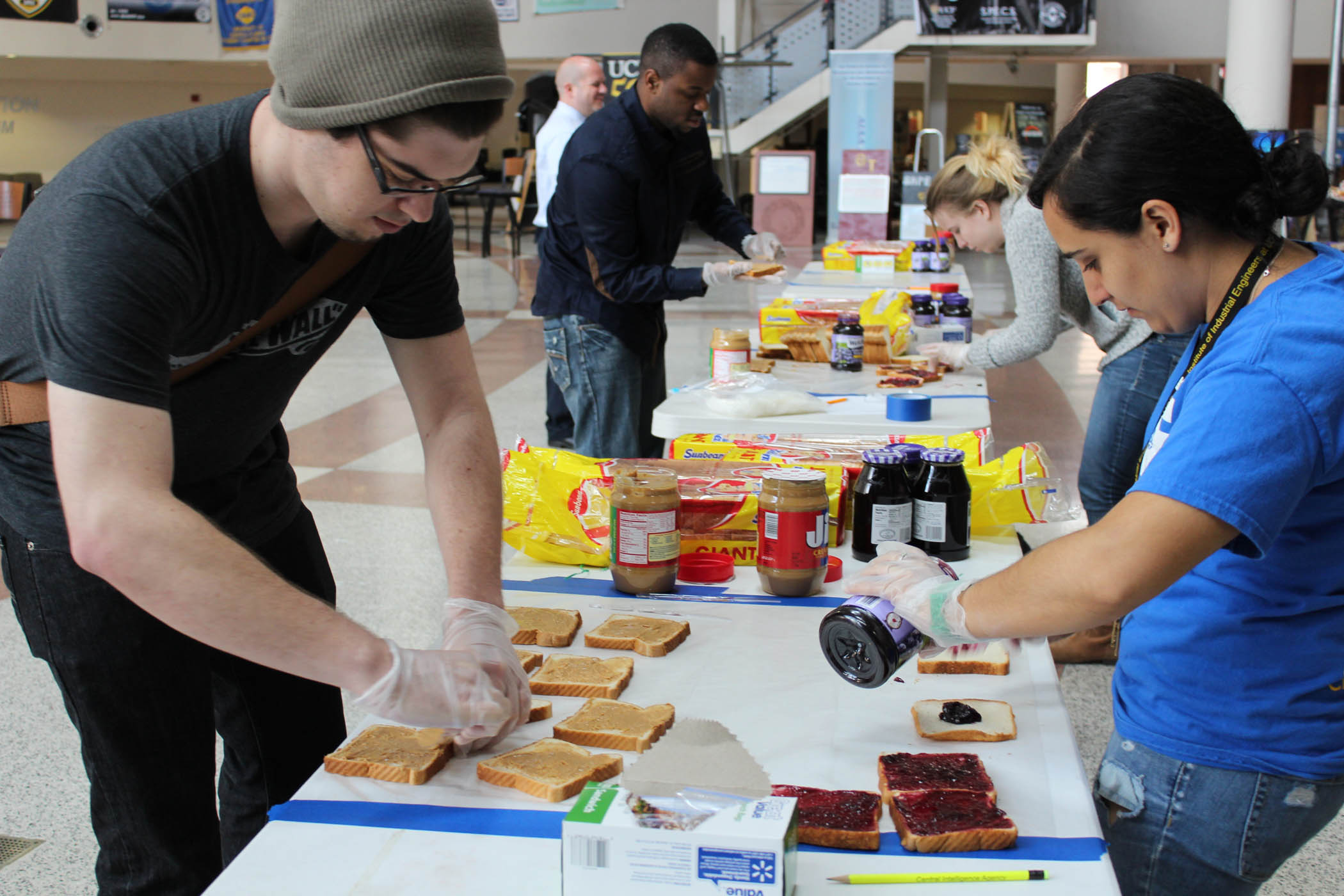 cecs industrial engineers make 327 sandwiches for homeless cecs industrial engineers